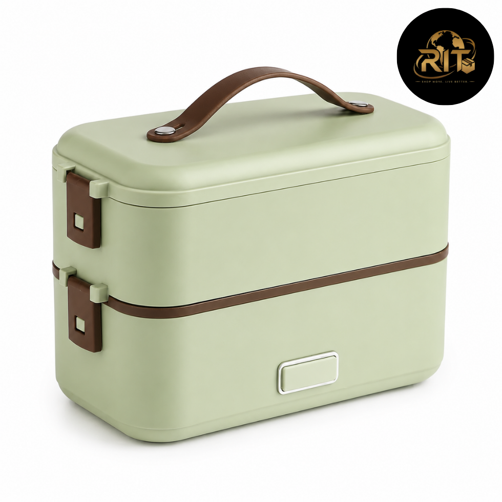 RIT Store 2-tier lunch box with carrying handle