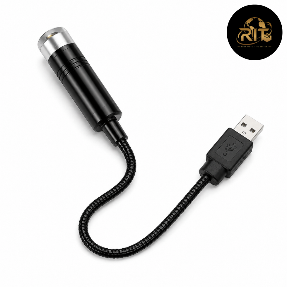 RIT Store USB reading light with flexible neck