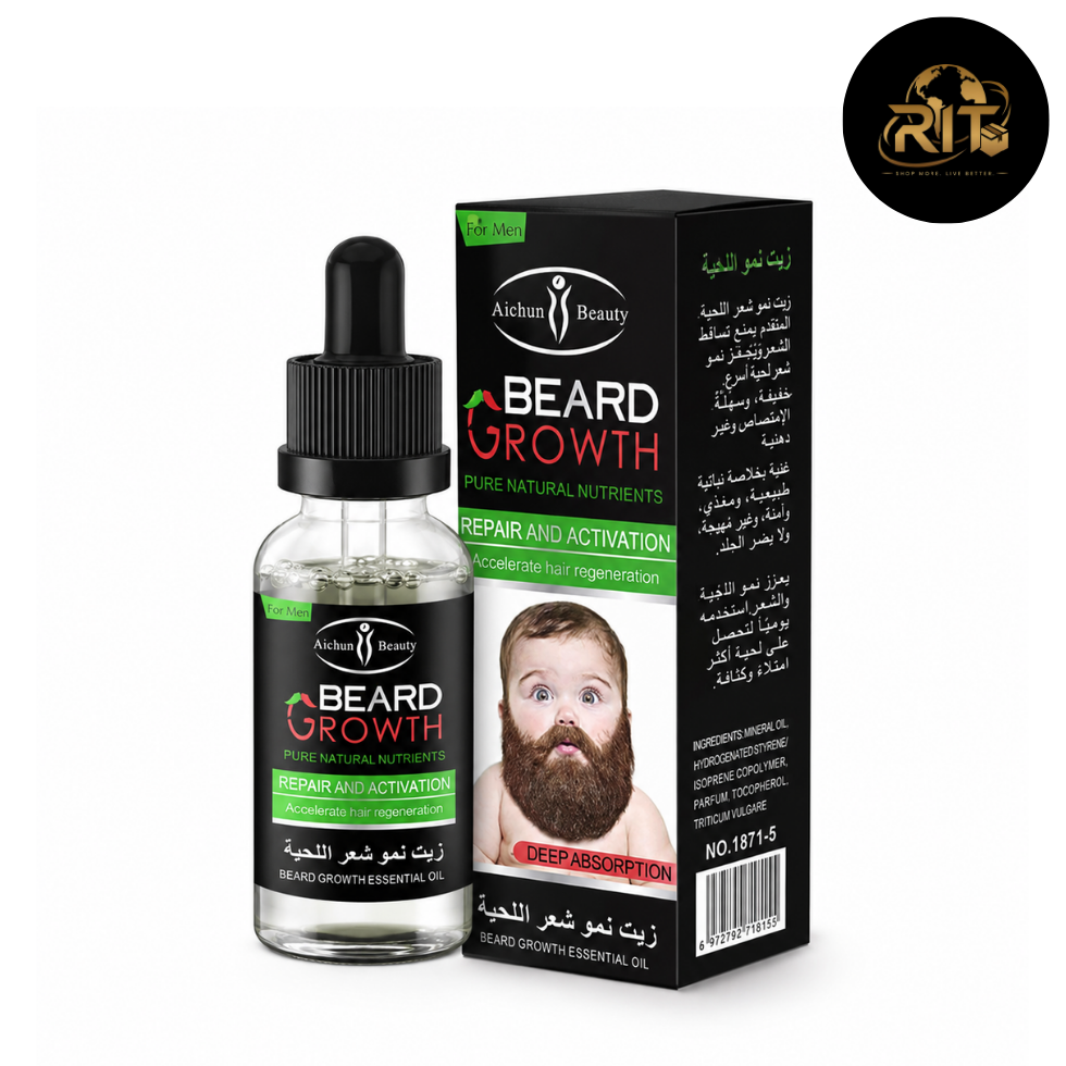 RIT Store beard care oil for men's daily grooming
