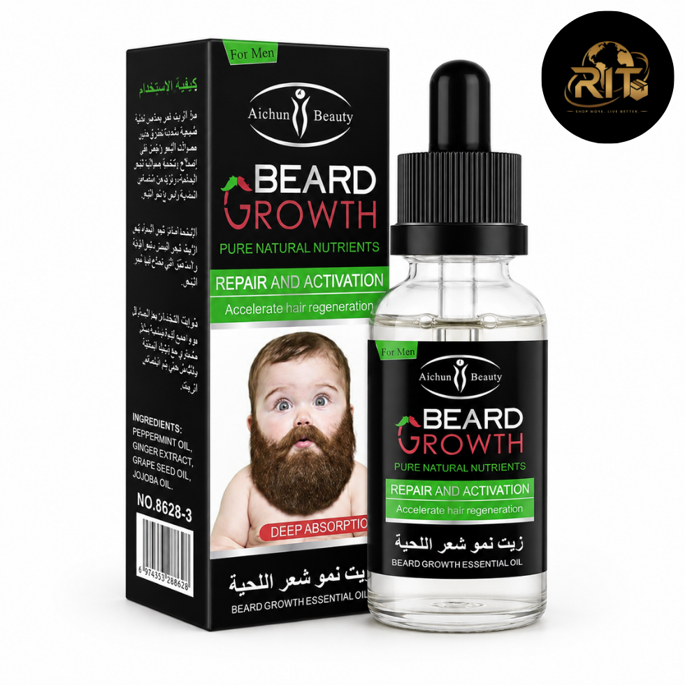 RIT Store beard oil with deep absorption design