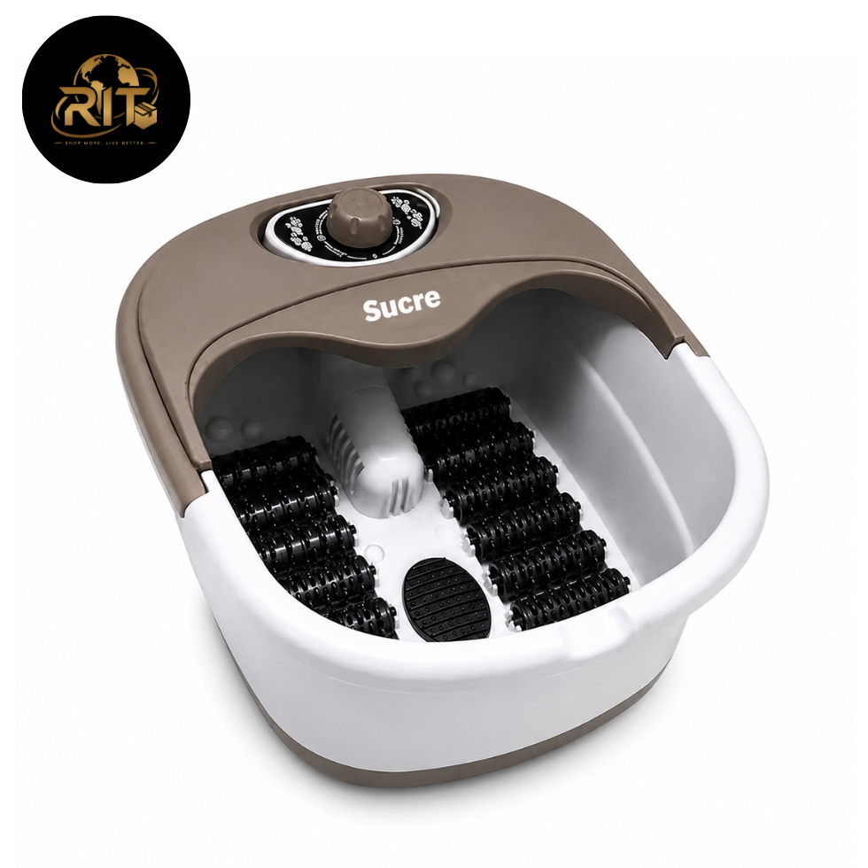 RIT Store foot bath massager with integrated massage rollers