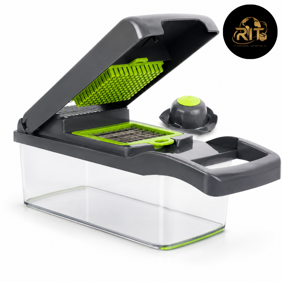 RIT Store manual vegetable chopper with container