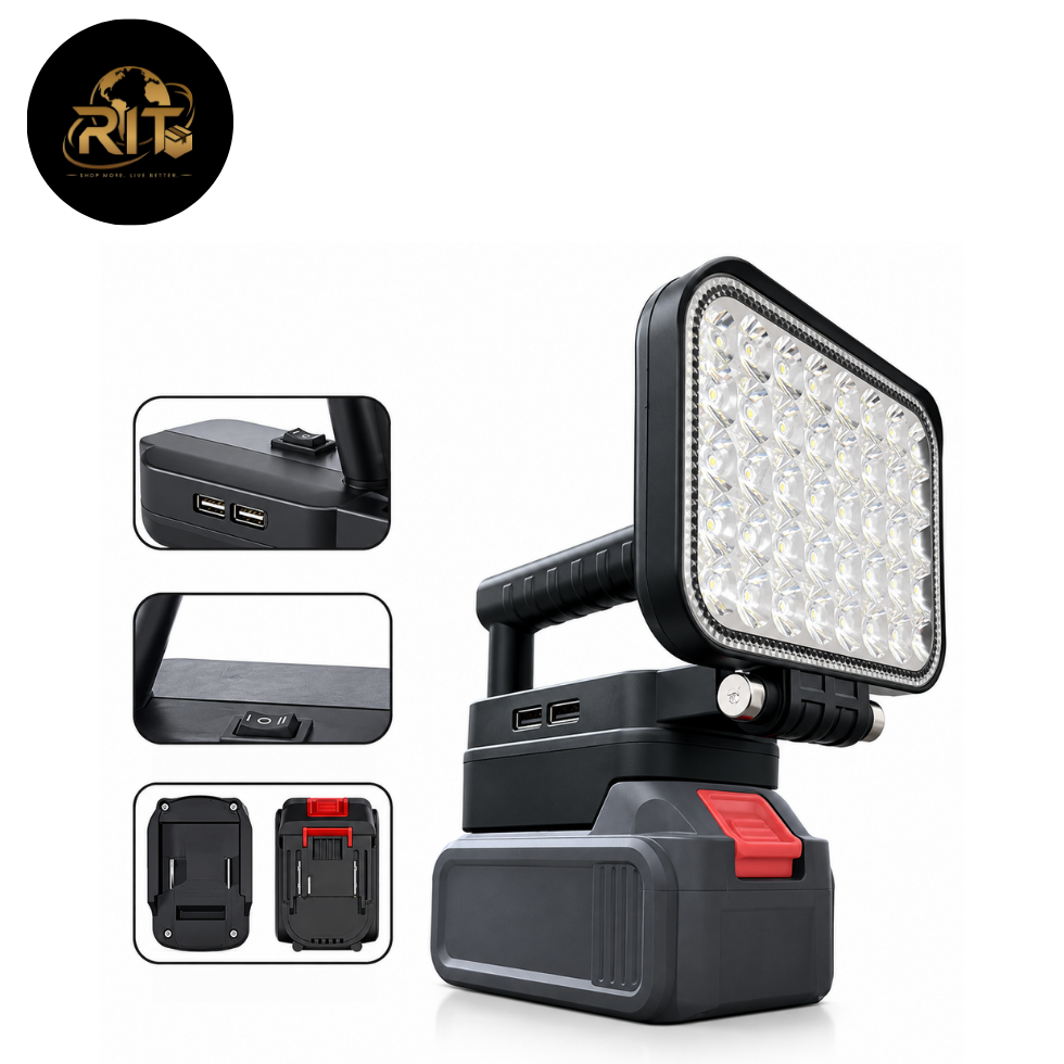 RIT Store portable LED work light for workshop and garage use