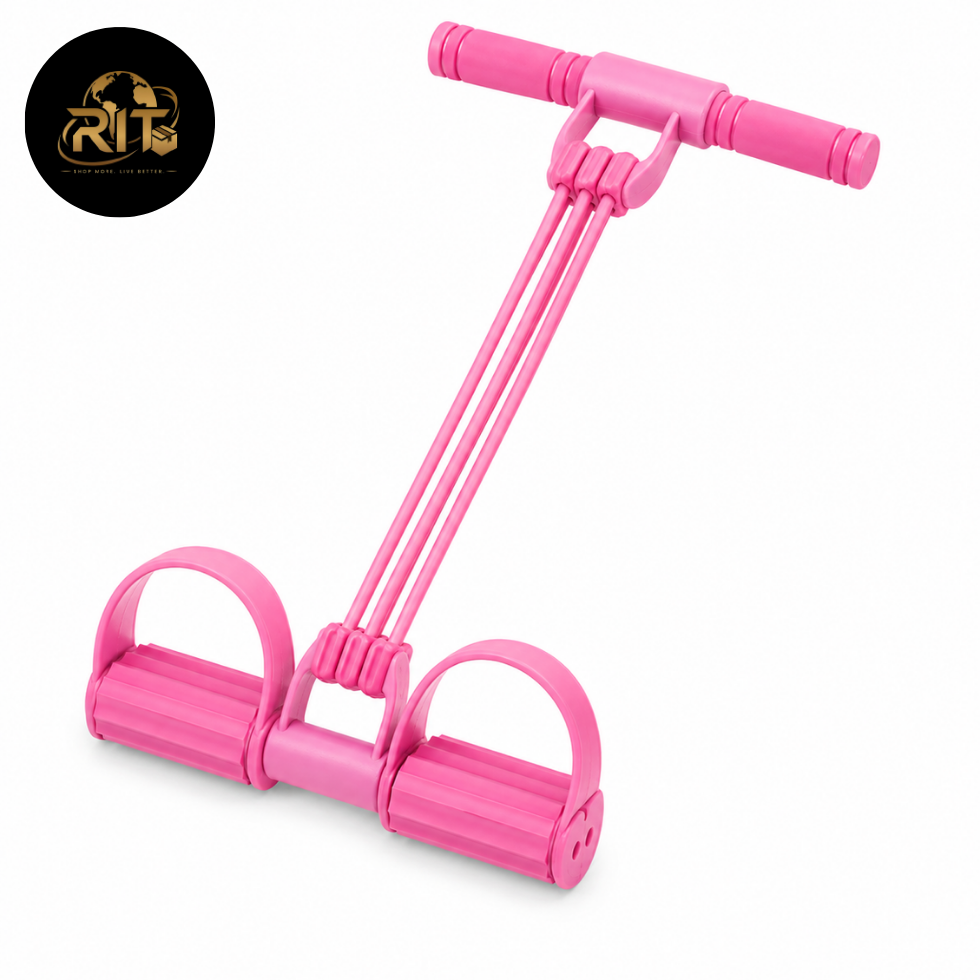 RIT Store resistance trainer for home workoutsRIT Store resistance band trainer with foot platforms